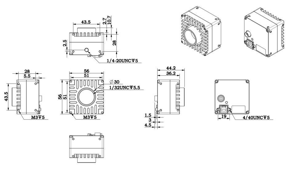 MDA5120-17UC Dimension
